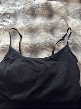 Black Women's Adjustable-Strap Cami Top